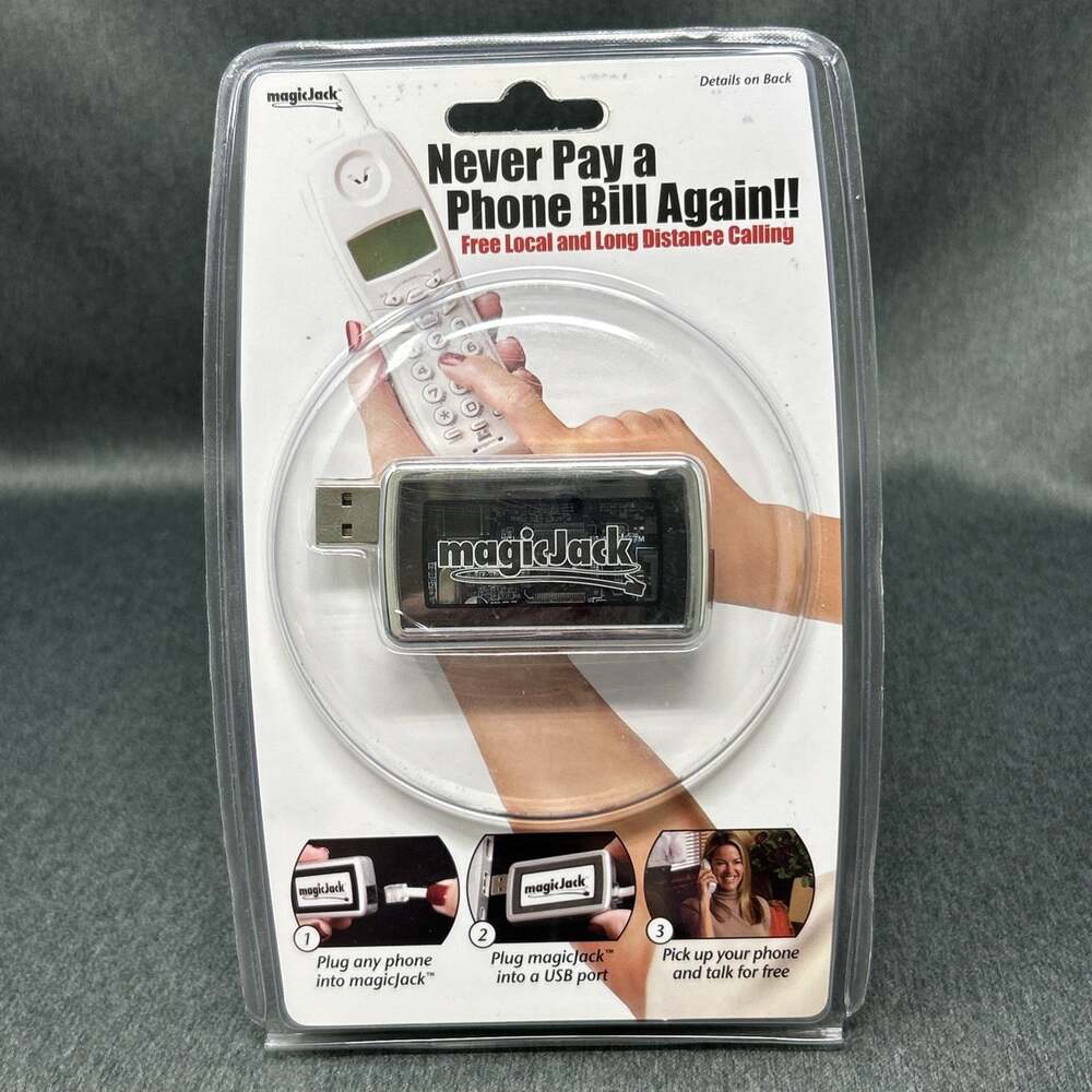 SEALED MagicJack Original Model A921 USB VoIP Internet Phone Adapter NEW
